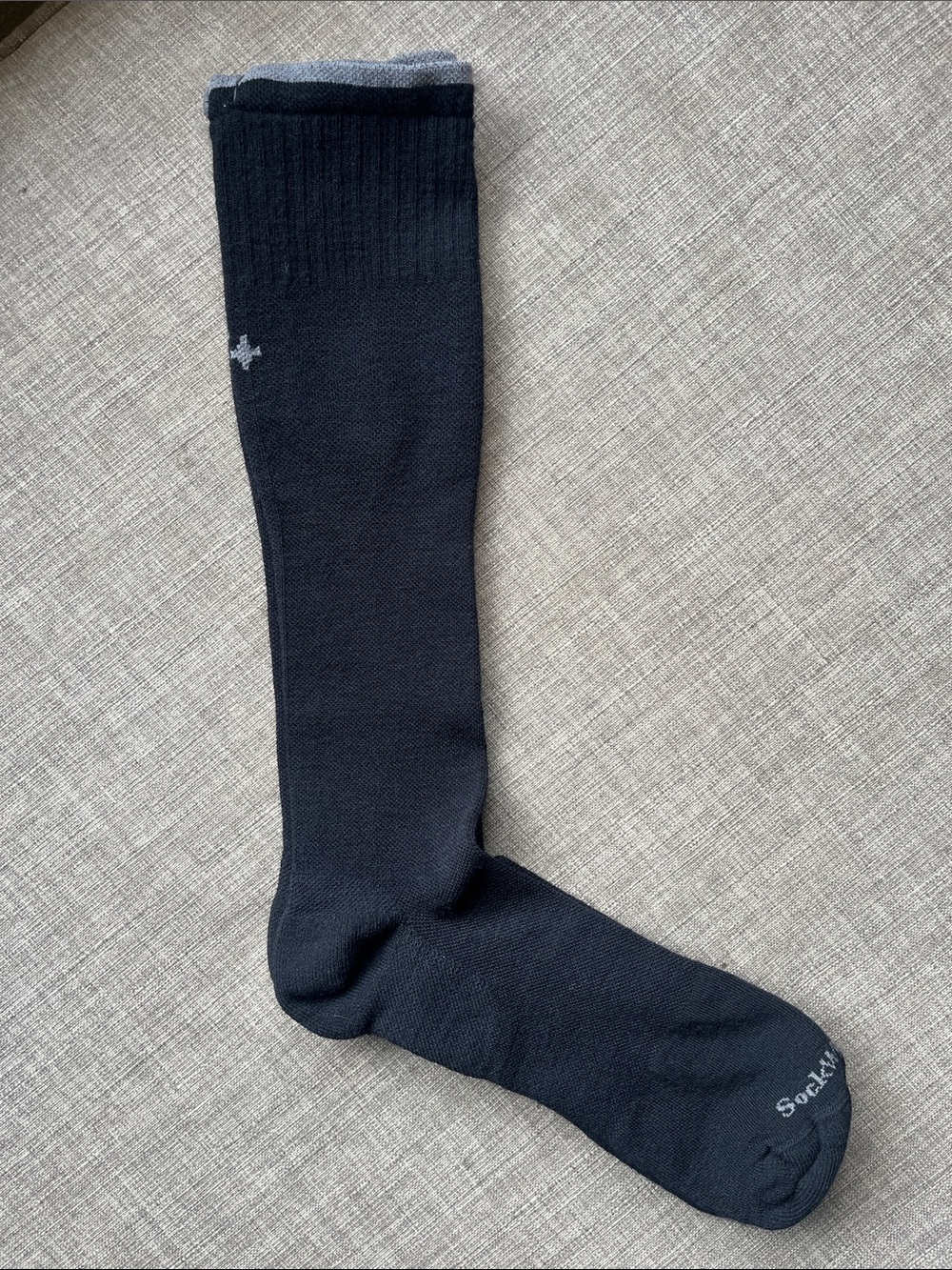 Sockwell Moderate Compression Black Merino Blend Socks L-XL